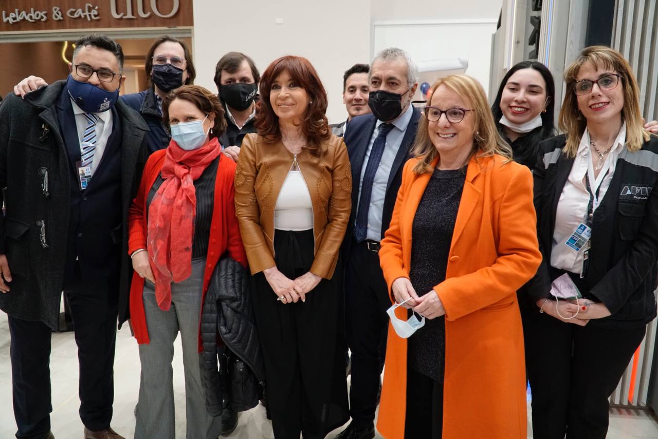 Cristina Kirchner y Alicia Kirchner, en un acto que compartieron meses atrás durante la inauguración de la zona franca, en Santa Cruz.
