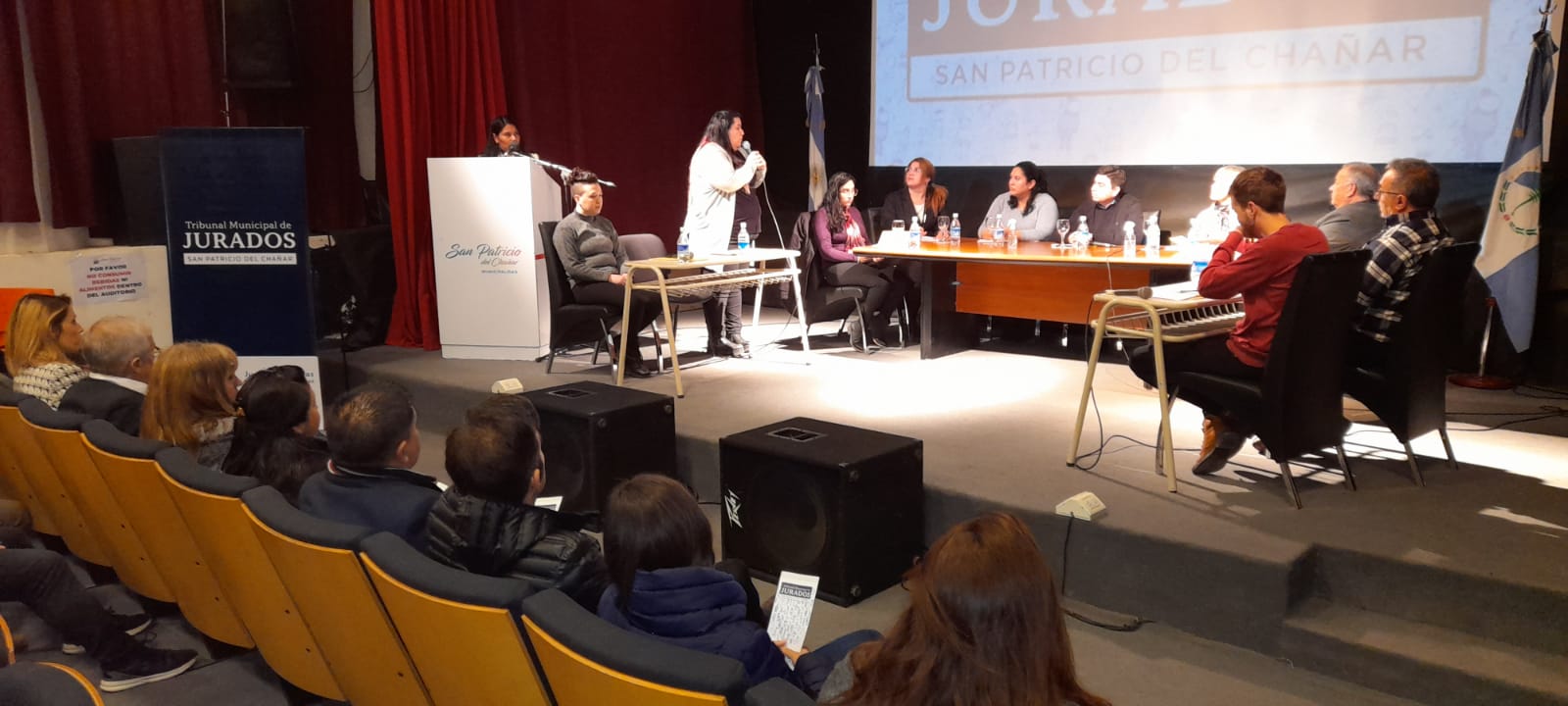 Ensayan un juicio con jurado en San Patricio del Chañar