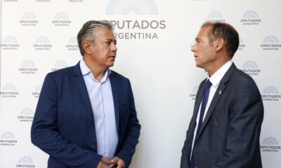 Rolando Figueroa y Omar Gutiérrez cara a cara en la Cámara de Diputados de la Nación.