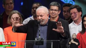 Lula Da Silva tras conocerse los resultados de la primera vuelta electoral de Brasil.