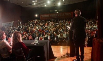 Miguel Ángel Pichetto, durante el lanzamiento de su candidatura.