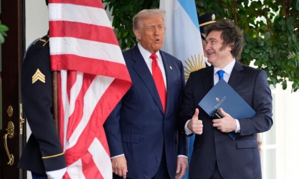 Trump Scott Bessent Milei Estados Unidos Irán