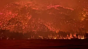 Incendio Puerto Patriada Chubut