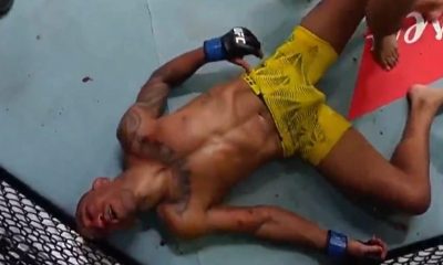 Luchador UFC Raoni Barcelos se desvanece durante pelea