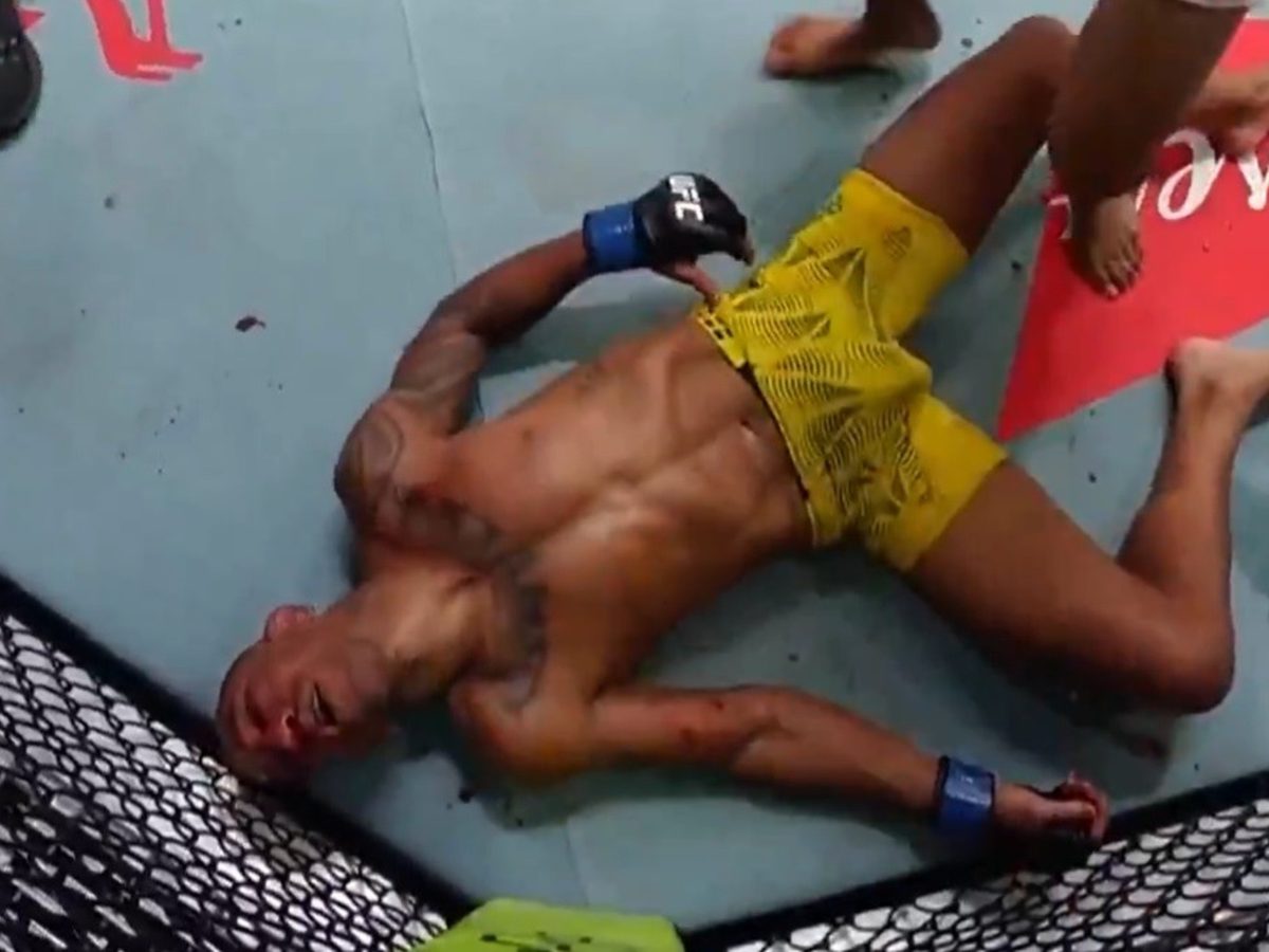 Luchador UFC Raoni Barcelos se desvanece durante pelea