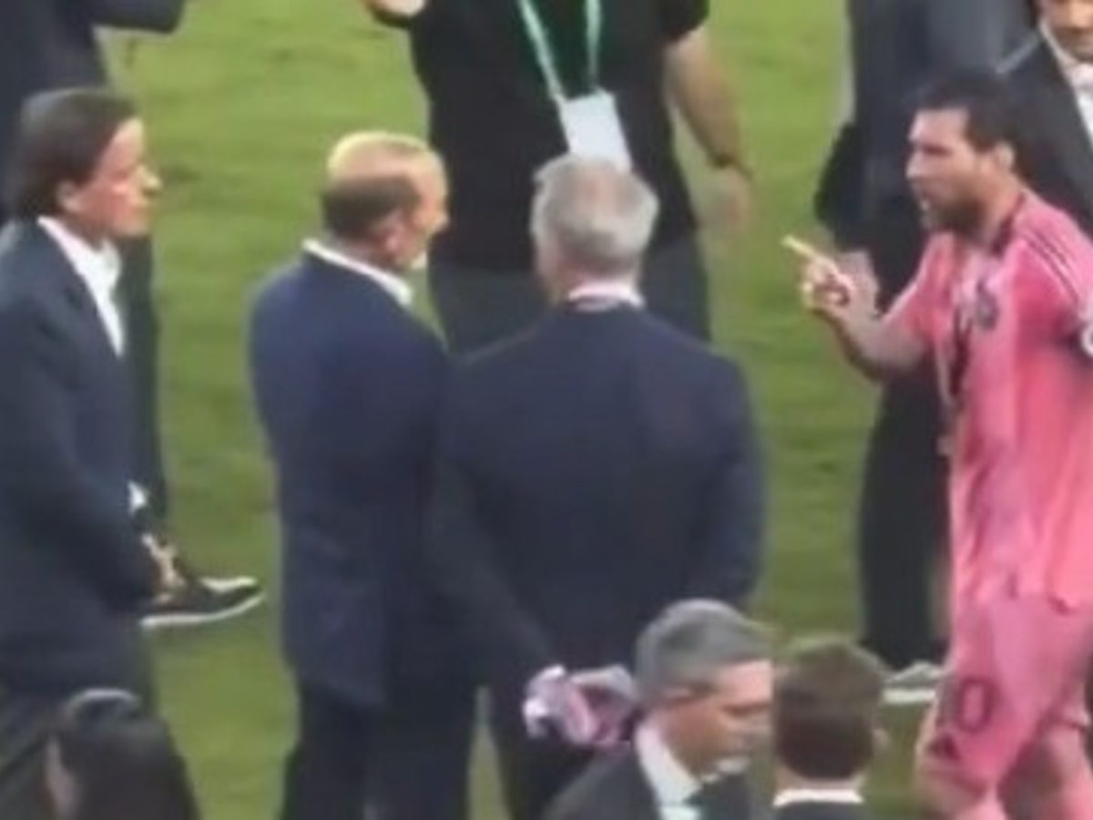 Lionel Messi expresó su enojo con Don Garber, comisionado de la MLS