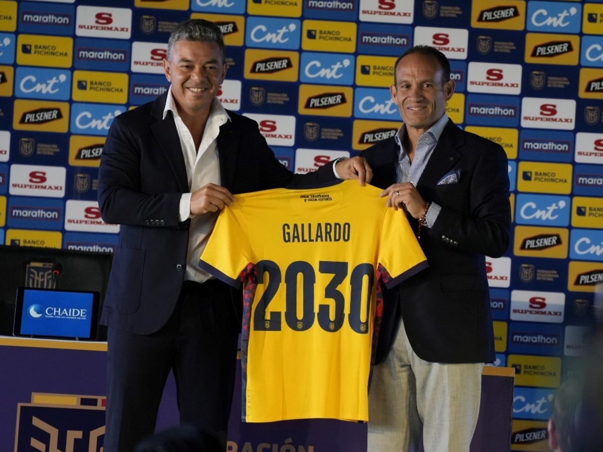 Marcelo Gallardo es el nuevo entrenador de la selección de Ecuador