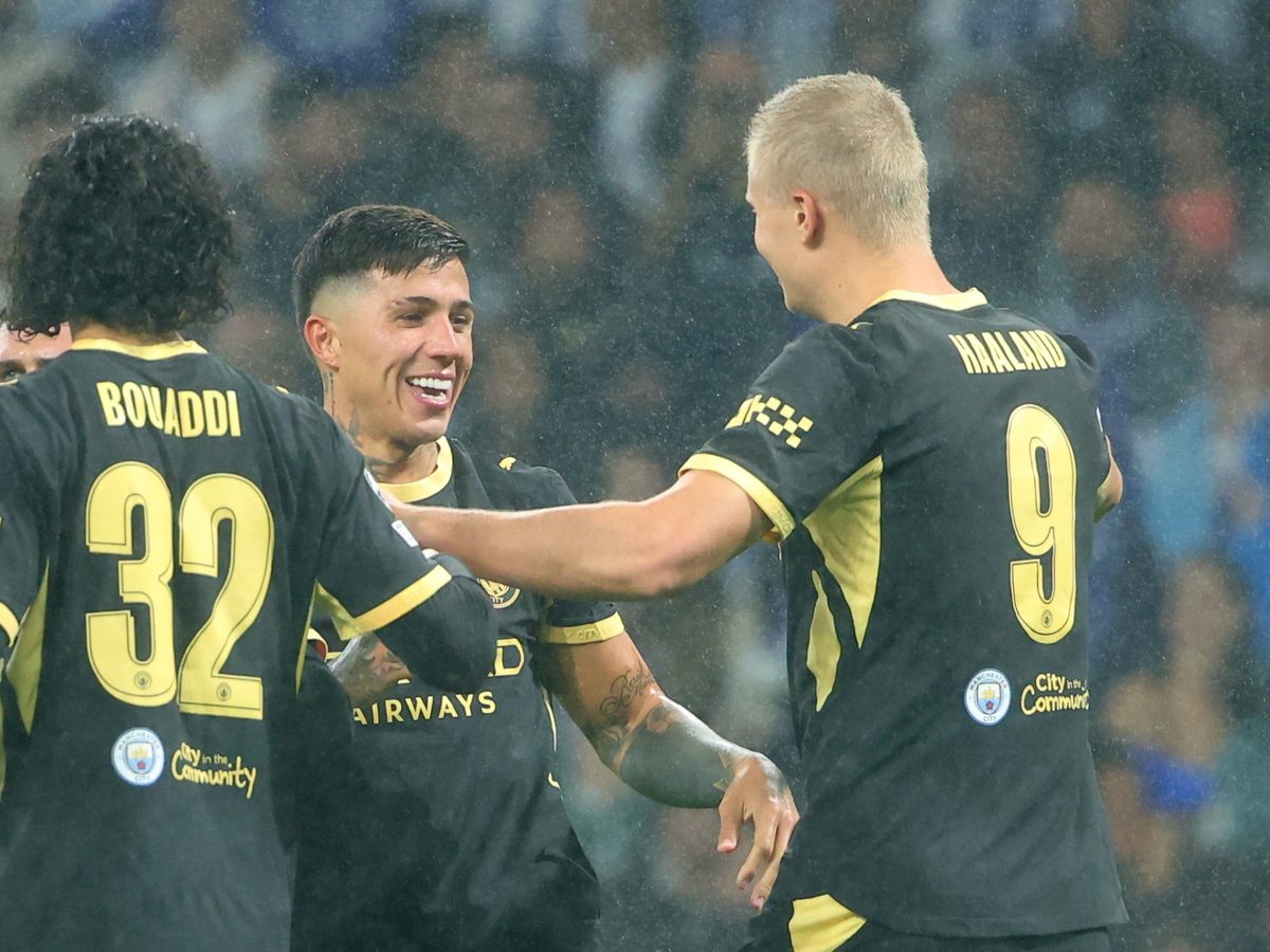 Enzo Fernández en Champions League: Porto vs Manchester City