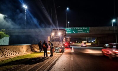 Provincia inicia obra de nueva bajada en Autopista La Plata-Buenos Aires