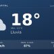 Clima en Neuquén Capital del Lunes 12 de Octubre: máxima de 18.5°C y cielo llovizna leve
