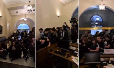 Estudiantes irrumpieron Palacio Pizzurno por ley de financiamiento
