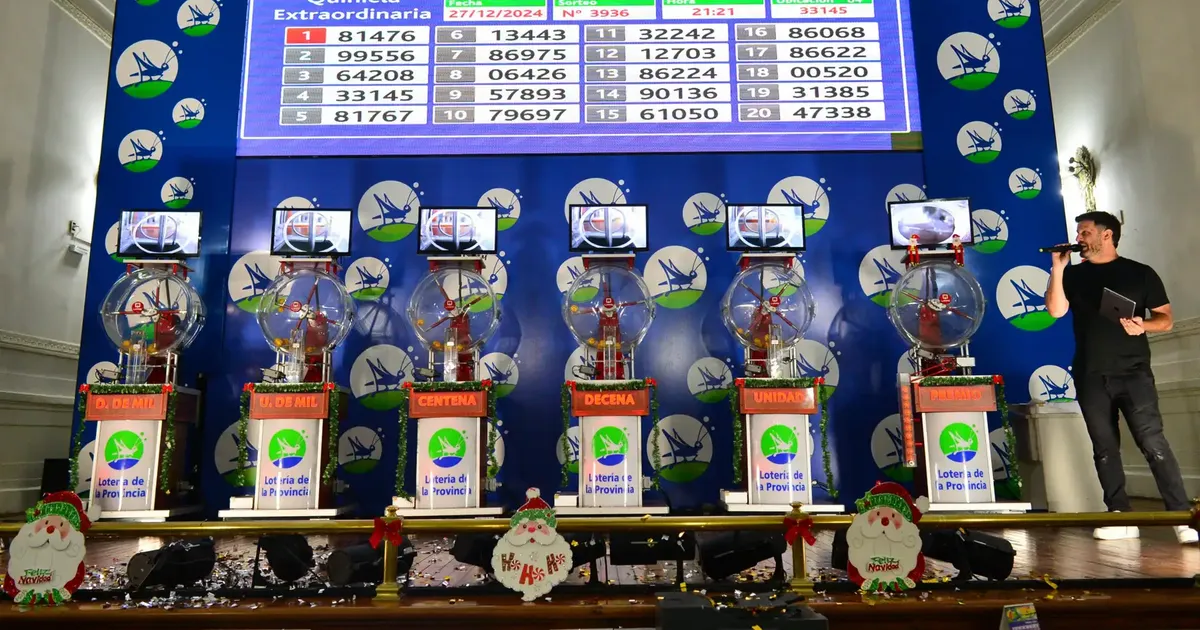 Lotería Provincia Buenos Aires: gordo Navidad distribuirá 2.900 millones en premios