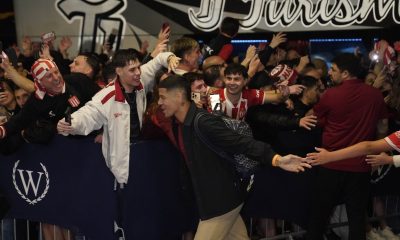 Estudiantes llegó a Río de Janeiro para la final