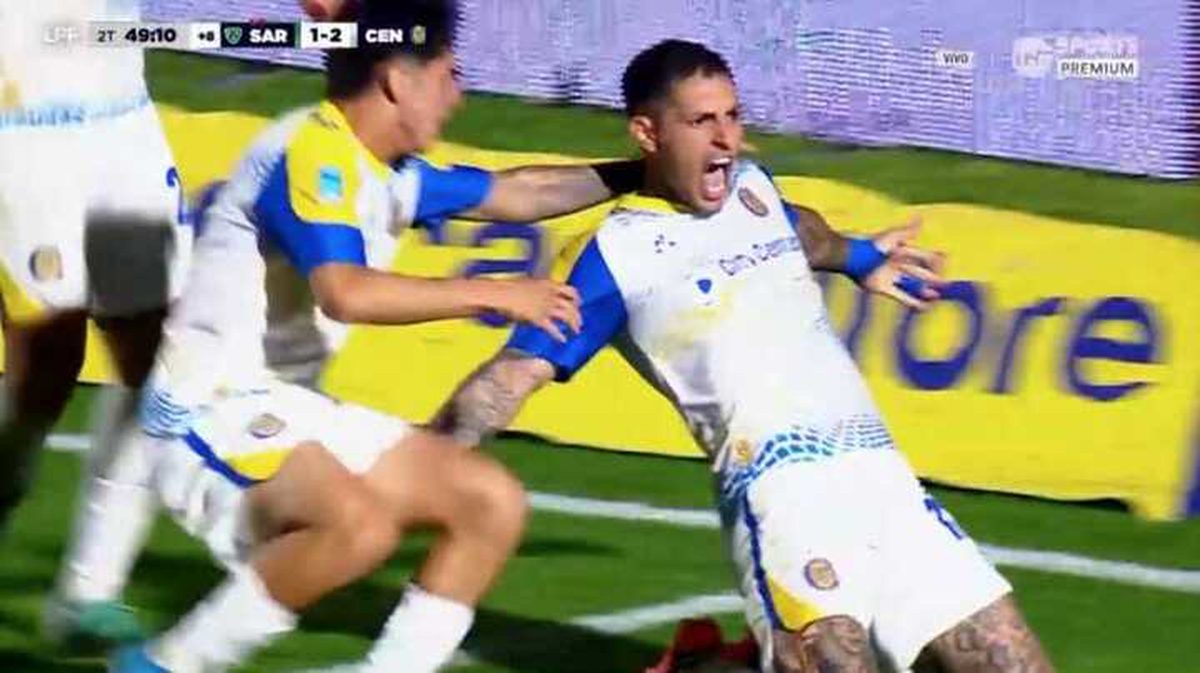 Sarmiento 1-2 Rosario Central: resultado Torneo Clausura