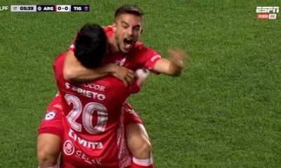 Argentinos Juniors goleó a Tigre en el Clausura