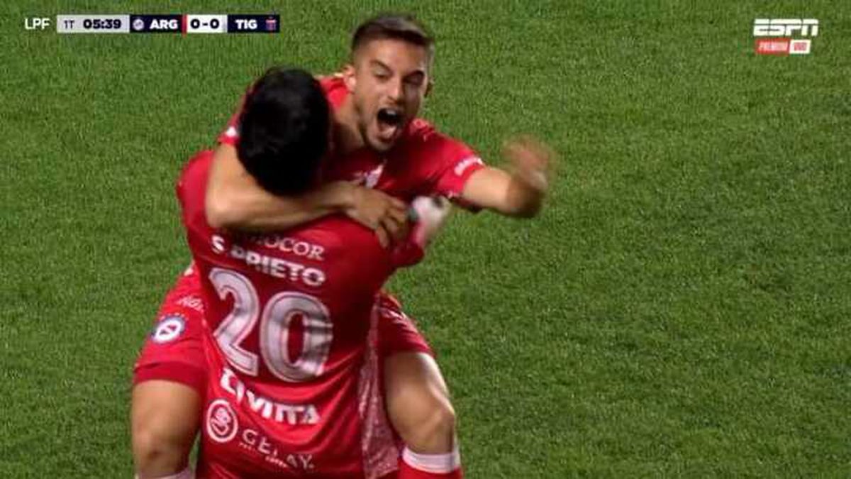 Argentinos Juniors goleó a Tigre en el Clausura