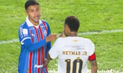 Neymar expulsado en Brasileirao: Santos vs Bahía