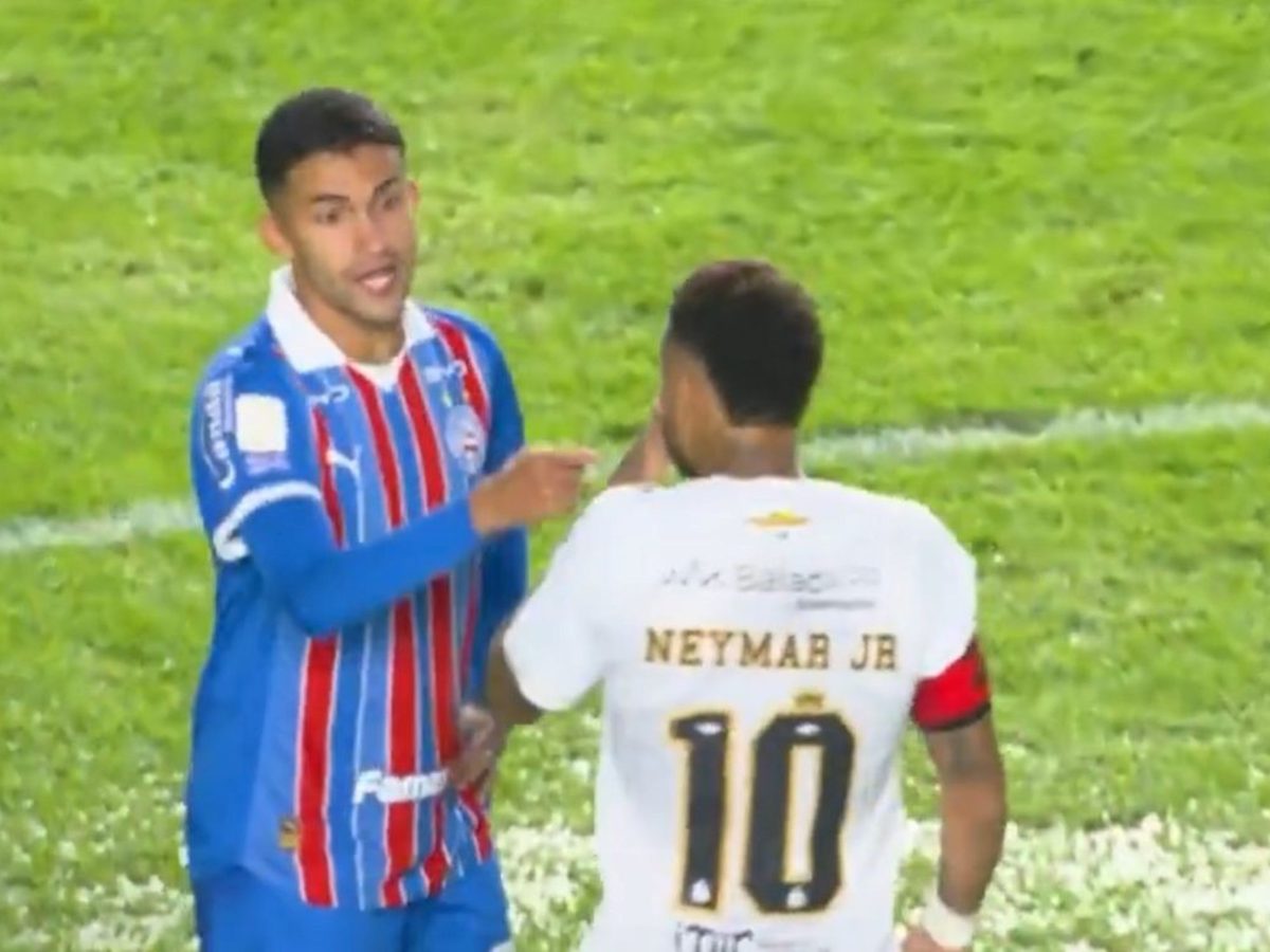 Neymar expulsado en Brasileirao: Santos vs Bahía