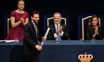 Messi recibe Premio Princesa de Asturias por defensa de derechos humanos